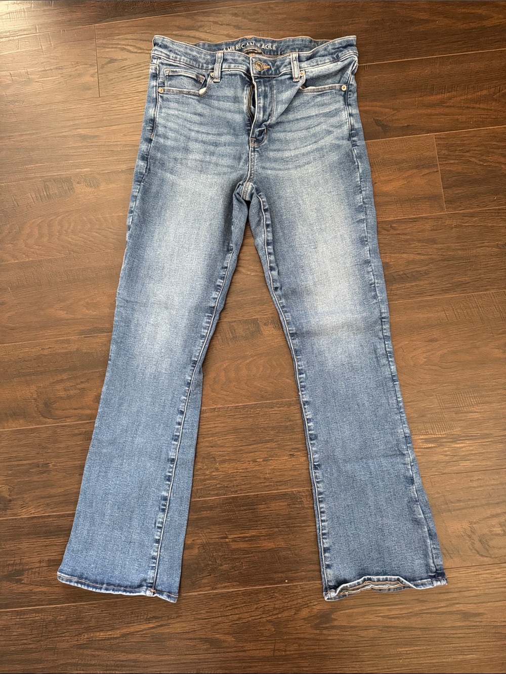American Eagle High Rise Skinny Kick Jeans